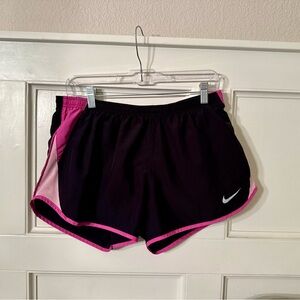 Nike Dri-FIT Tempo Running Shorts Size L Black Pink Athletic